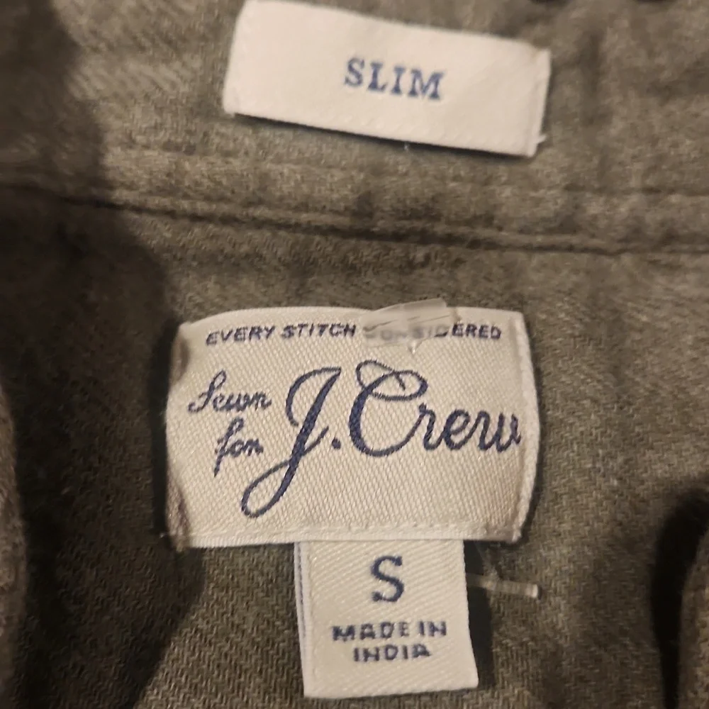 J. Crew Olive Green Casual Button Down Shirt